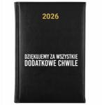 FunnyCase Naptár Fekete A5 2026 Pedagógusnap Köszönet Minden Pillanatért (Kalendarz 2026 Czarny Dla Nauczyciela)