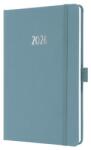 Sigel Naptár, A5, heti, 2026, dombornyomott borító, SIGEL "Jolie", kobalt kék (J6401) - tonerpiac