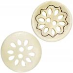 Titanum Gombok Titanum 20mm 20 db áttört fa virág (5903714542987)