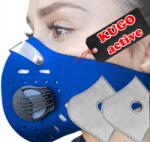 Maska Szűrővel Sport Szmog Elleni Vírusvédelem +2 Szűrő Ingyen (g-38-pm10-blue)