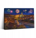 Wallfluent Canvas Fotó Vászon A dolgozószobába Modern Tűzijáték Krumlov Csehország (010030010150000075883)