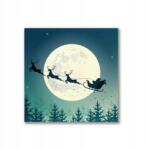 Tulup Canvas fotó 40x40 Mikulás szán Karácsony (ock-40x40-294283868)