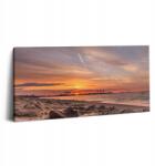 Wallfluent Canvas Vászonkép Konyha Vállon Naplemente a tengerparton 100x50 cm (010030010010000276794)