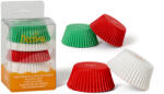 Decora Muffinpapír zöld, piros és fehér mix 75 db (DEC-0339747)