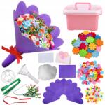 PLNADOAB Diy Virágcsokor Készítő Szett Gyerekeknek Ajándék Születésnapra
