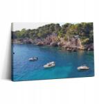 Wallfluent Vászonkép Canvas Stílusos Ajándék Otthon Loft Tájkép Cap Dantibes 30x20 cm (010030010150000075996)