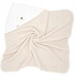 Bocioland Fürdőtakaró maci 80x80 cm Homokszínű (5904501650694)