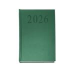 SAKOTA Határidőnapló 2026 napi A/5 fehér lapokkal, zöld borító