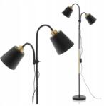 Smartled Led Álló Padló Lámpa 2xE27 Állítható Olvasólámpa Fekete (Lampka Stojąca Podłogowa 7891)