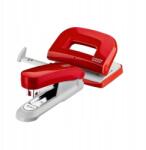 NOVUS E15 tűzőgép lyukasztó szett E210 piros (020-1830)