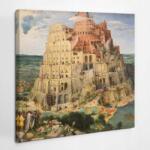 Foto -Vászonkép Fali Dekoráció Bábel Torony 30x30 cm (010030010460000277134)