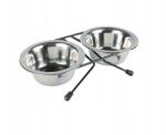 TRIXIE Állvány Tálakkal 2x1.8l, rozsdamentes acél, 2 db (24833)