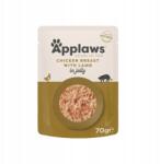 Applaws Premium nedves macskaeledel adult 100% Csirke Bárány 70g