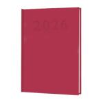 SAKOTA Határidőnapló 2026 napi A/5 fehér lapokkal, bordó borító