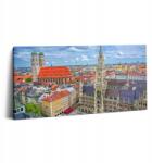 Wallfluent Vászonkép Canvas Nappaliba Kortárs városháza Marienplatz Münchenben (010030010010000075914)