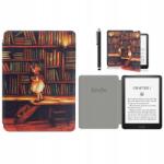 AllTabCases Smart Cover Grafika Tok Amazon Kindle Paperwhite 5 Érintőceruza készülékhez (kpw5dziewczynkawbibliotece)