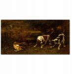 Coloray Vászonkép Erdő állatok kutyák nyúl 100x50 (010030010010000018977)