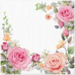 Paw Decoupage szalvéta díszítéssel 33x33cm Gentle Bloom (TL127700)