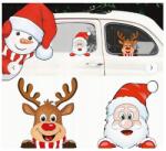  Autós matricák Mikulás és rénszarvas vicces