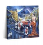 Wallfluent Vászonkép Látványos Konyha Régi Retro Autó 60x60 cm (010030010270000075240)