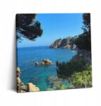 Wallfluent Vászonkép Canvas Lakberendezés Irodába Costa Brava tengerpart 60x60 cm (010030010270000075755)