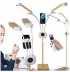  Kozmetikai lámpa Pro Led, dupla hajlékony, manikűr, pedikűr (Lampa kosmetyczna podłogowa Panel LED 36w)