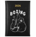 FunnyCase Könyvnaptár 2026 Boxing Fekete tervező Időzítő Ajándék Minták (Kalendarz Czarny BOXING)