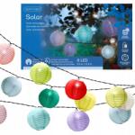 Akada Kerti Füzér Napelemes lampionok színes Led hideg fehér (na taras latarnie kule LED dekoracja)