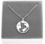 ArtWings Ezüst nyaklánc földgömb Ezüst 50 cm (645545)