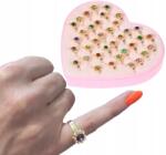  Színes Virágos Szemes Gyűrű Univerzális Gyerekeknek 5782