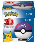 Ravensburger Pokemon Puzzle 3D Pokeball Mesterlabda 54 Elem (115648)