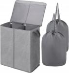  Totanki szennyestartó kosár 135l szürke-ezüst árnyalatok (T0104GY)