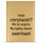 FunnyCase Naptár 2025 Arany Pedagógusnap A Pedagógusnak Türelmed? (Kalendarz Dla Nauczyciela 2025)