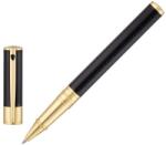 S.T. Dupont D-Initial Black and Gold, Rollerball toll lakkozott fekete és arany (262202)