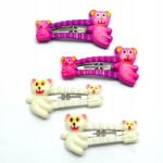  Gyerek mandzsettagomb fém-műanyag 4 db-os szett (0317-44)