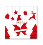 Tulup Vászonkép 50x50 Karácsony Mikulás Ajándékok (ock-50x50-233333188)