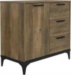  Komód Tálalószekrény 78x74x40 cm vintage Loft (P2AB003)