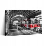 Wallfluent Fotótapéta Gyors összeszerelés Hálószobába Régi Vasúti Peron 30x20 cm (010030010150000074762)