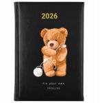 FunnyCase Könyvnaptár 2026 Fix Your Own Fekete tervező Időzítő Ajándék Wz (Kalendarz Czarny FIX YOUR OWN)