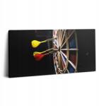 Wallfluent Fotó Vászonkép Canvas Inspiráló Előszoba Darts És Pajzs 100x50 cm (010030010010000074956)