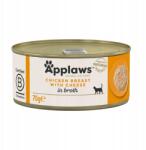 Applaws Premium Nedves eledel 100% natural macskáknak adult Csirke Sajt 70g