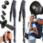 Nordic Walking Botok Gyalogló Botok Állítható Hegyek 2 db (Kijki regulowane lekkie)
