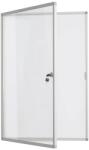 VISUAL Avizier magnetic de interior, 4 x A4, cu cheie (VISAVZ4A4)