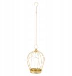 Domdekoracji Lampion arany fém lámpa arany függőlámpa kerti dekoráció ház (164756)