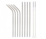 GoDan Fémcső öko egyenes hajlított ezüst 8db (RM-SPZ8)