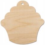 Loveart Fa muffin dekoráció rétegelt lemezből Loveart Decoupage dekoráció (LOV-Sklejka)