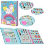 Skleplolki Gyerek Kozmetikum Szett Smink Paletta Kozmetikum Festés Lakkok (ZESTAW MAKEUP DO MAKIJAŻU DLA DZIECI ig)