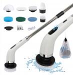  9IN1 Forgó Felmosó Elektromos Tisztító Kefe 2000mAh 400 rpm (Szczotka do podłogi szyb ścian tapicerki)