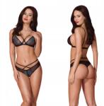 Avanua Szett erotikus fehérnemű Bogna Set fekete L/XL Avanua