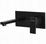 Inea Falsík alatti mosdó csaptelep fekete matt falsík alatti csaptelep Hosszú Kifolyócső (MP20112)